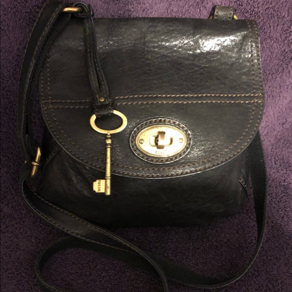 Fossil Leather Organizer Cross Body Bag - Picture 3 of 6